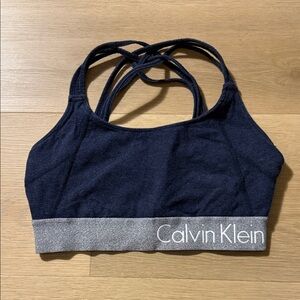 Calvin Klein Women's Navy Sports Bra